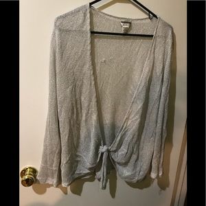 Cardigan silver/ grey
